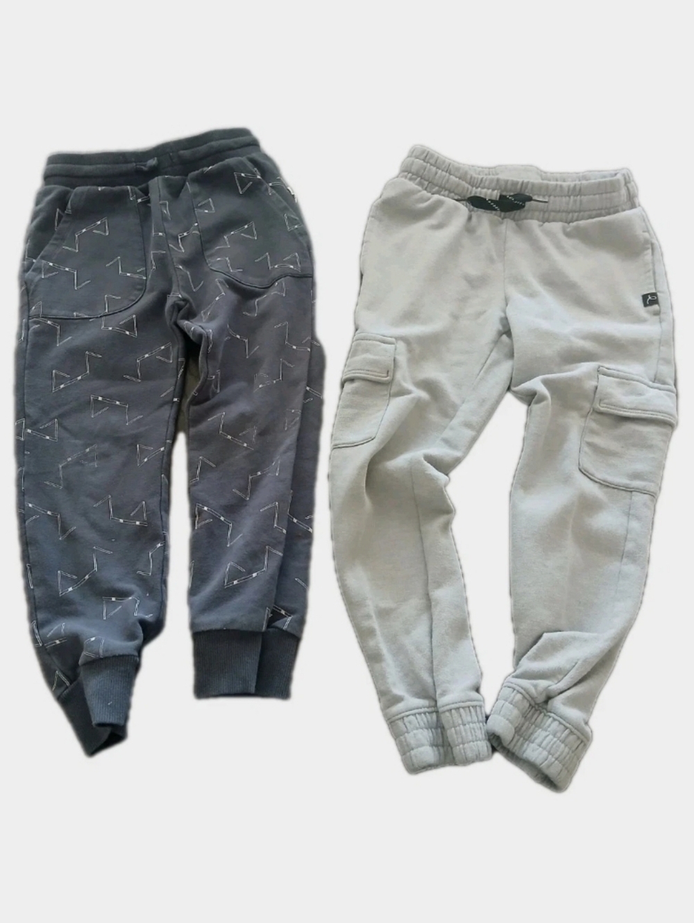 Miles Kids Jogger Bundle Of Two Sweatpants Gray Size:4-5 Athleisure
